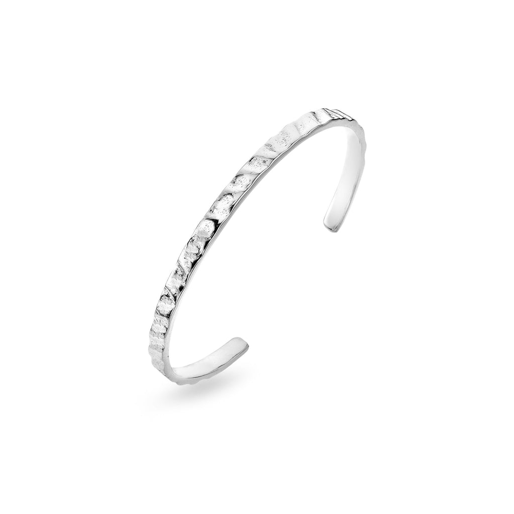 Rock cuff bangle - SilverOrigins